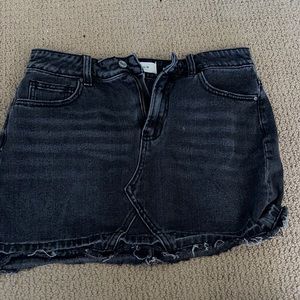 Grey Denim Pacsun Skirt
